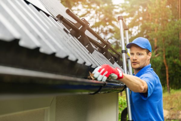 Business Gutter Cleaning in Layton